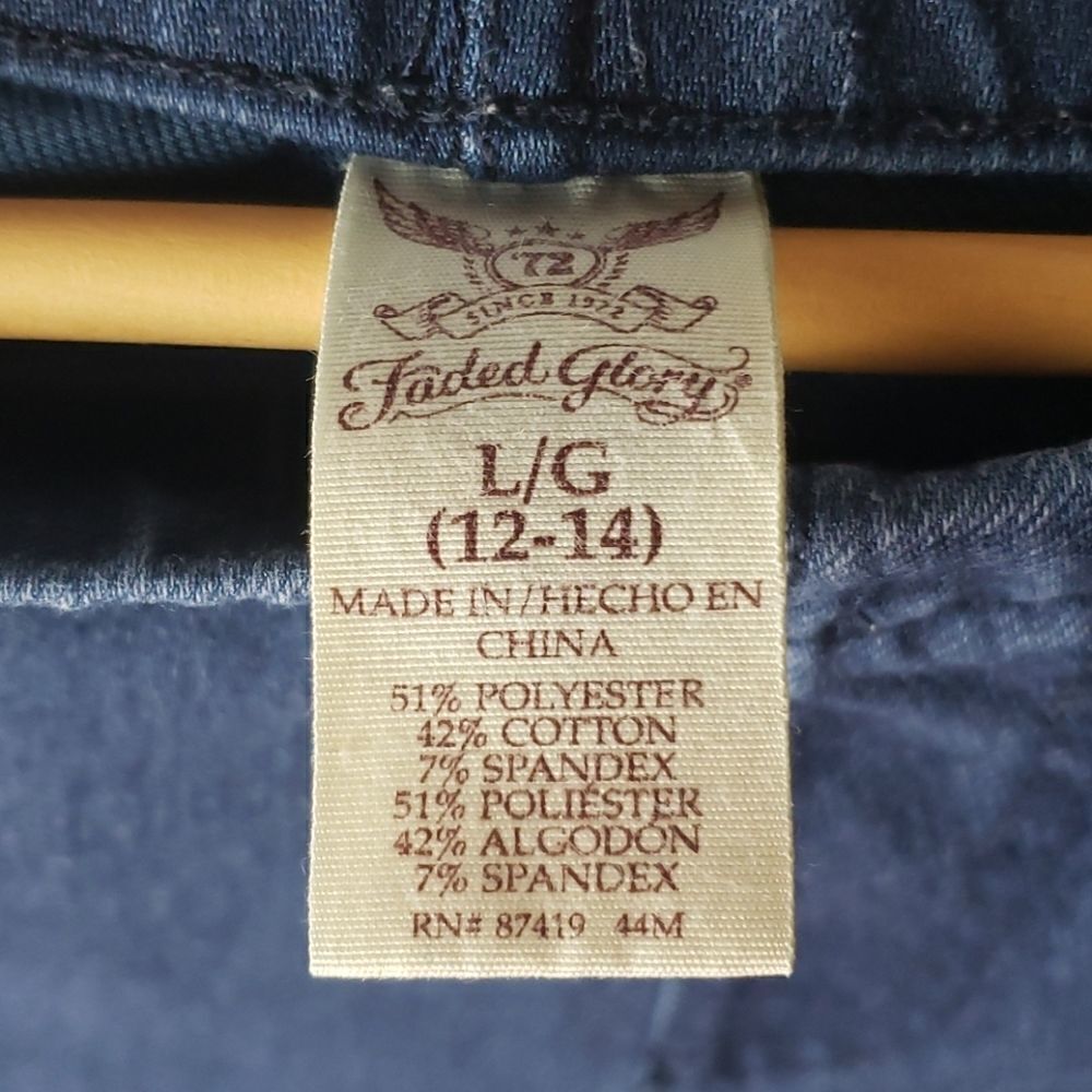 Faded Glory Jeans Size 12 - Picture 2 of 5